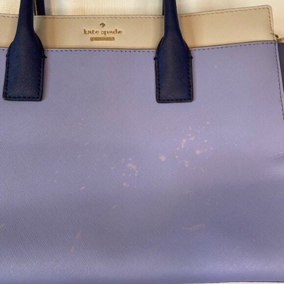 Kate Spade New York Purple blue tan bag - Picture 3 of 12